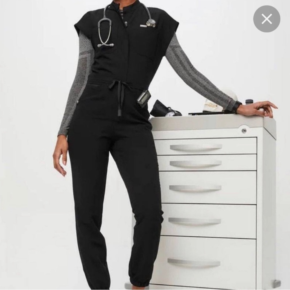 Figs Rafaela Cargo Scrub Jumpsuit
